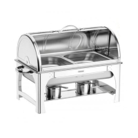 Rechaud 2 cubas com tampa girat�ria 8,4l